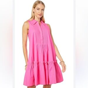 NWT Lilly Pulitzer Caylinn Swing Stretch Shirtdress